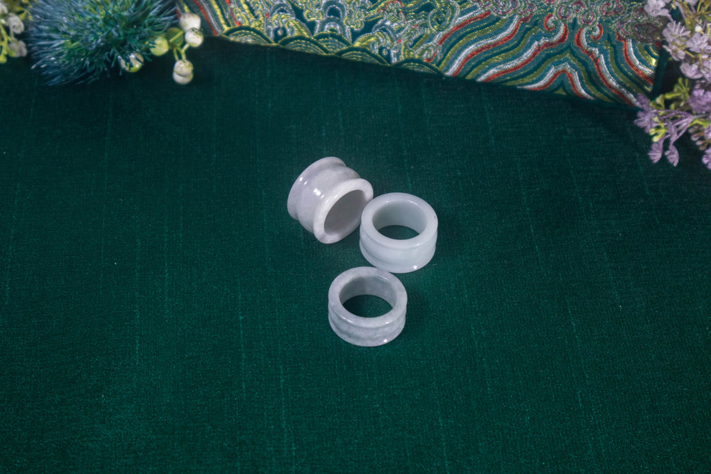 Jade Tri-carved Ring